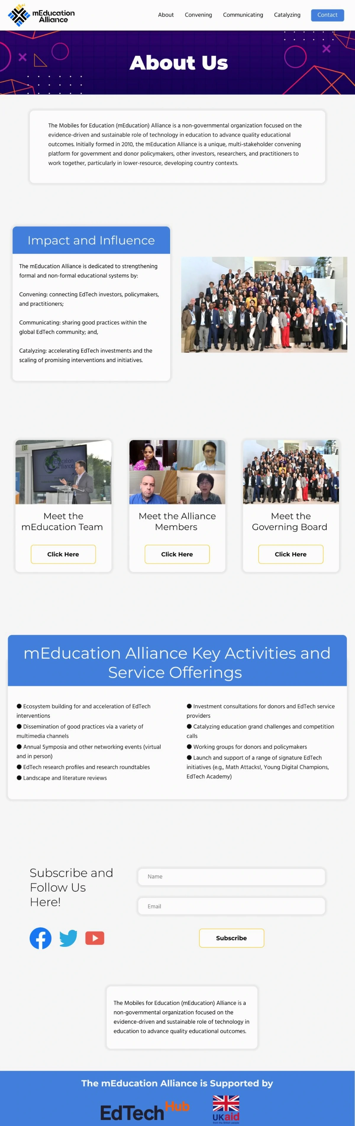 mEducation alliance project